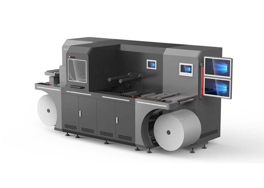 Digital Post-Print Embellishment Machine