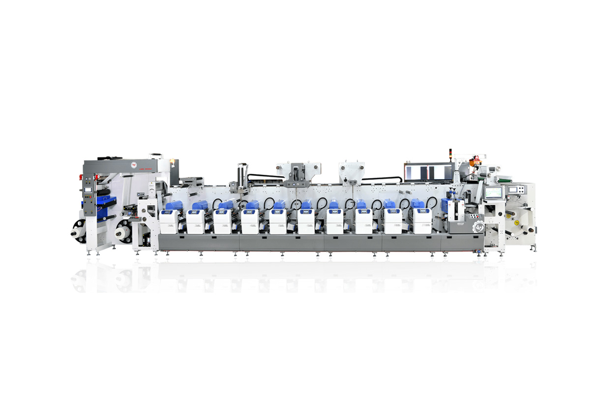 Self-adhesive Label Printing Machine & 10-color Unit-type Flexographic Press